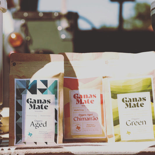 Ganas mate organic yerba mate loose leaf tea aged tea green tea chimarrao