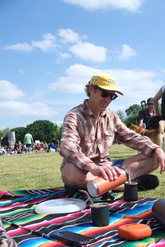 Ganas Mate Organic Yerba Mate Loose Leaf Tea Kite Fest Austin Texas
