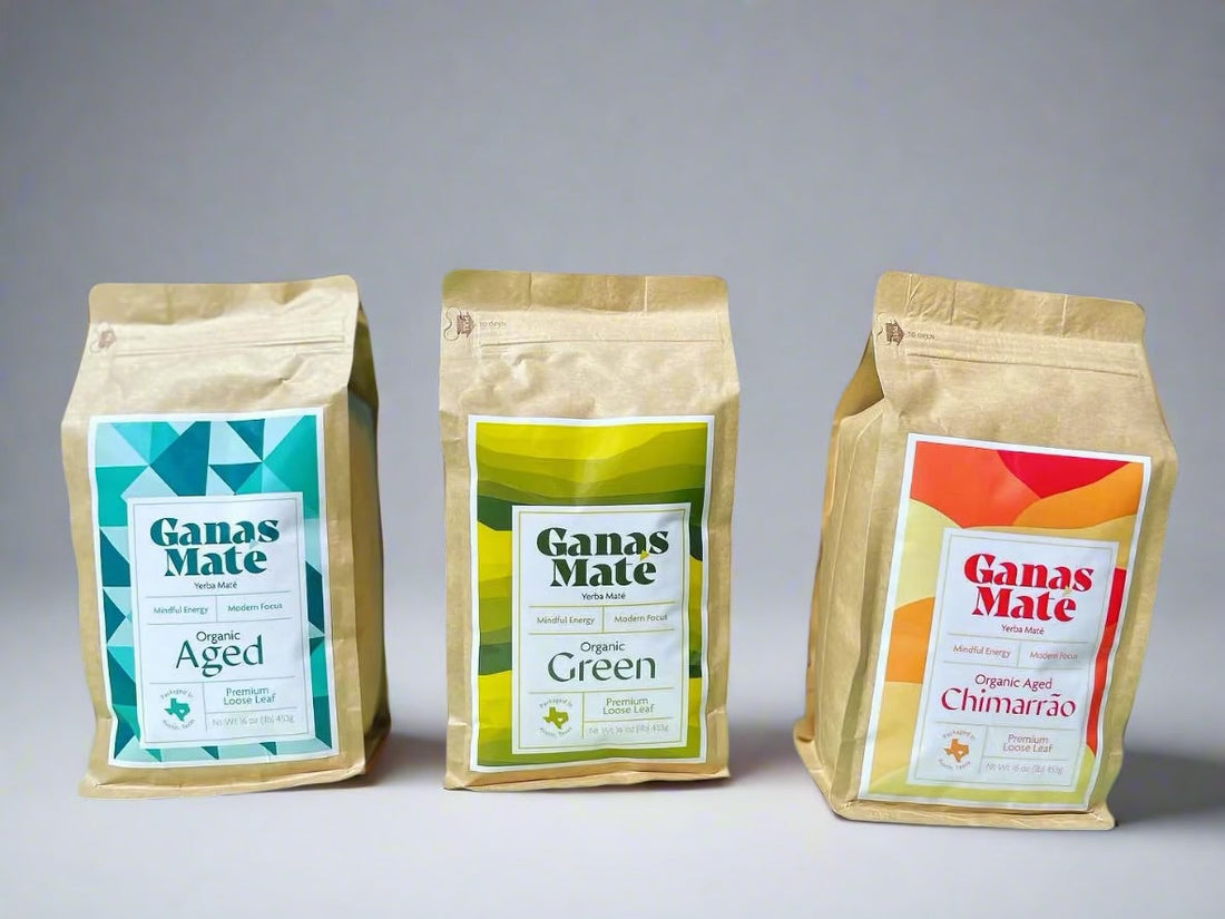 Ganas mate Unsmoked Organic Yerba Mate Loose Leaf Tea