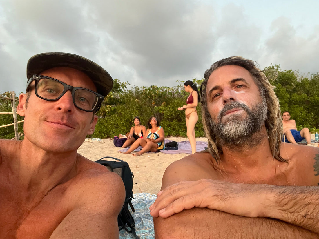 drinking ganas Mate organic yerba mate tea loose leaf with friends is better