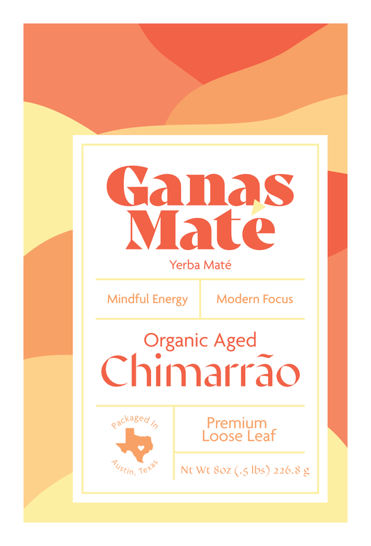 Ganas Mate Organic Yerba Mate Loose Leaf Tea Chimarrao Mindful Energy modern focus